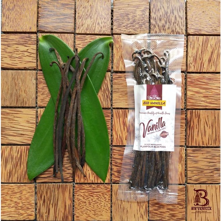 

Vanilla Beans / Biji Vanilla / Planifolia PNG Kering 50 gram