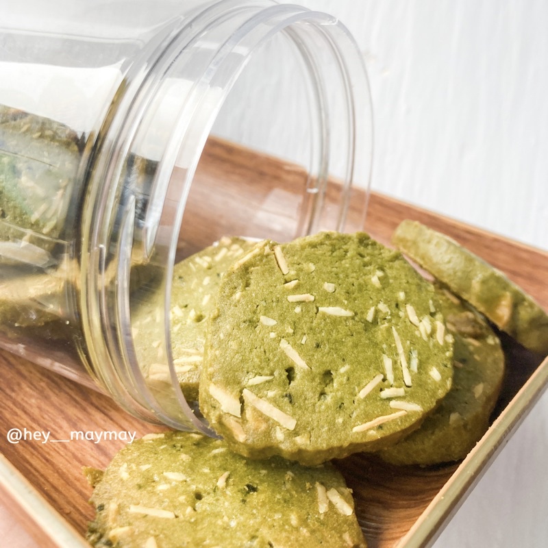 

[FREE STIKER] PREMIUM MATCHA ALMOND COOKIES