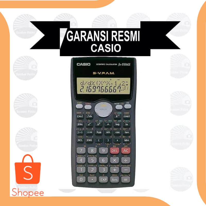 

Dijual perkakas casio - fx 570 s 19DEZ Diskon