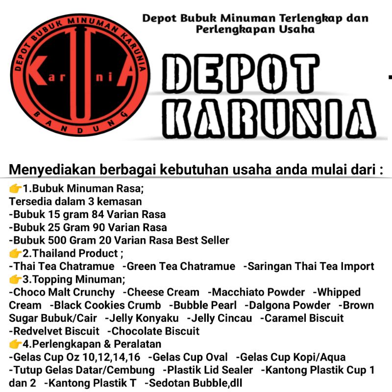 Bubuk Minuman Rasa 15gr Serbuk Minuman Kekinian Best Seller 15 gram Part 1