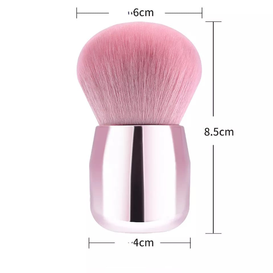 Makeup Brush Portable Alat Kosmetik Blus On Kuas Bedak Make Up Tool Brush Makeup Warna Pink untuk Bedak Tabur