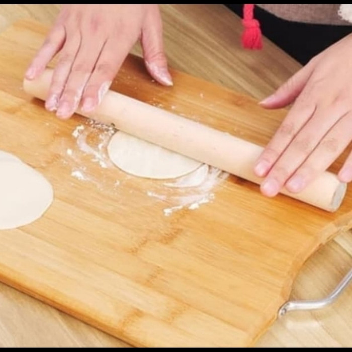 Rolling pin kayu panjang 30cm