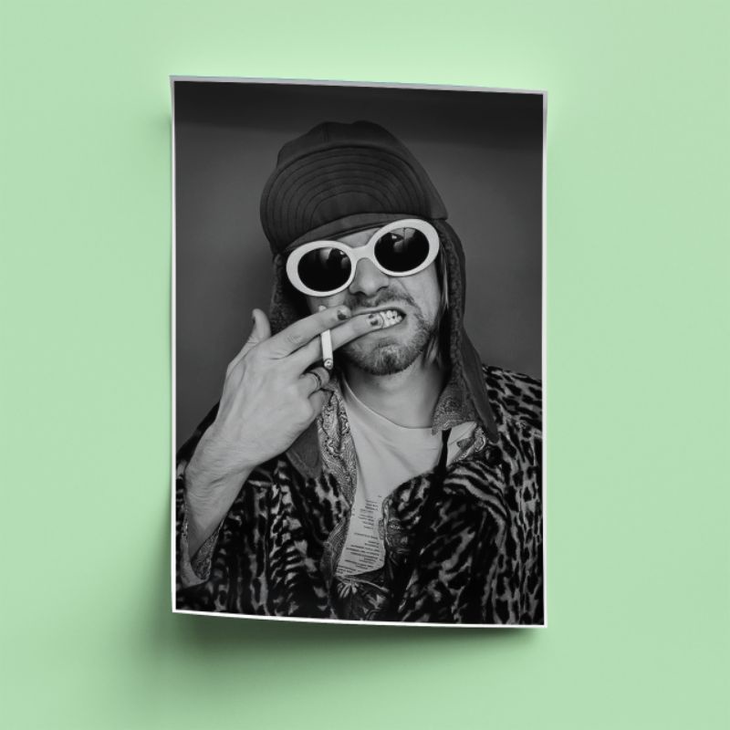 Jual Poster Kurt Cobain 02 / Poster Nirvana / Poster Musik / Poster A3 ...