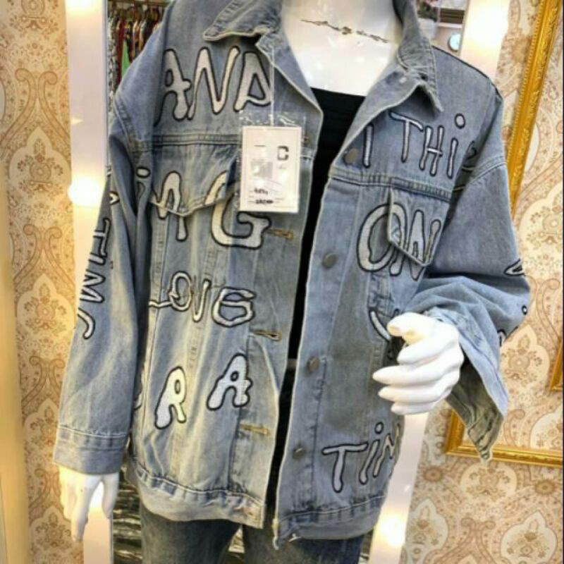 Jaket Jeans Import Baju Bangkok Murah High Quality Premium New Arrival REAL PICT