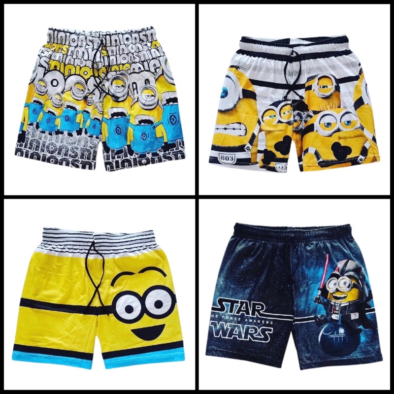 BOXER MOTIF MINION CELANA PENDEK MINION