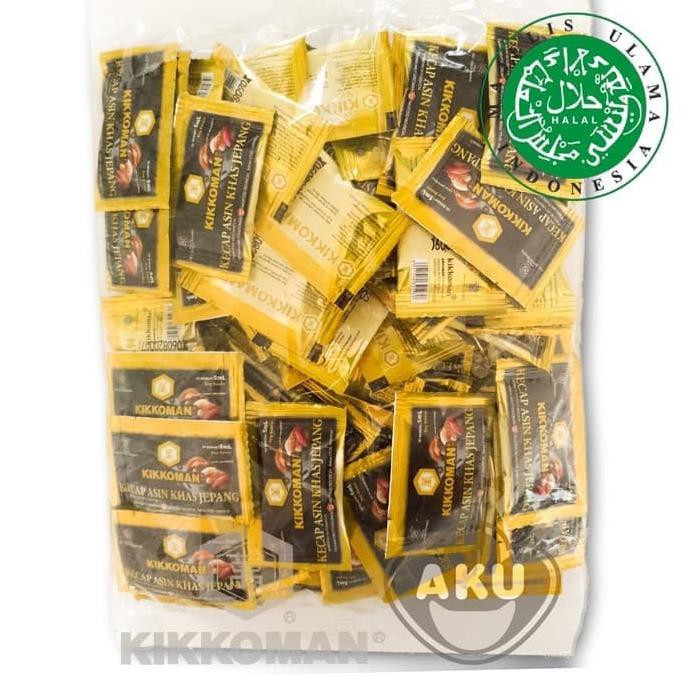 

KIKKOMAN SHOYU HALAL 5ml | Kecap Asin Khas Jepang Sachet 10pcs