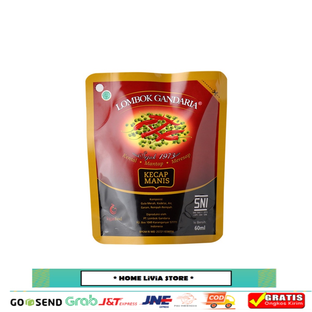 

Lombok Gandaria Kecap Manis Pouch 60 ml