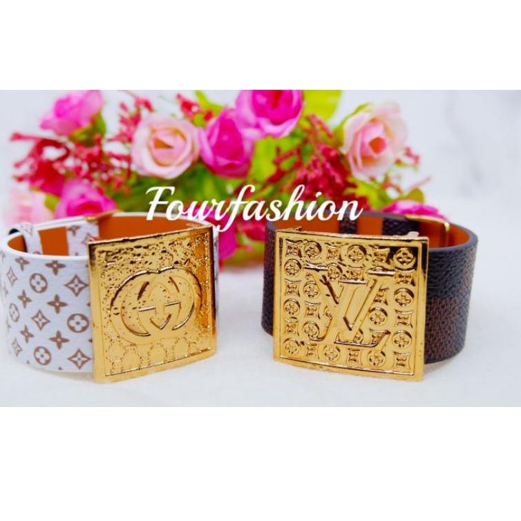 ➦ Gelang Jam/Sabuk Kulit Lebar 3CM Titanium Premium Limited ✫