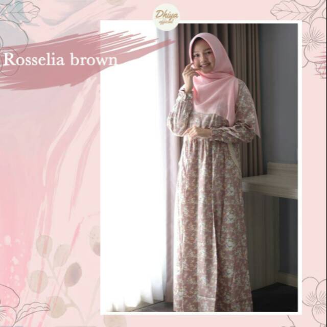 Gamis Roselia by Dhiya Official
