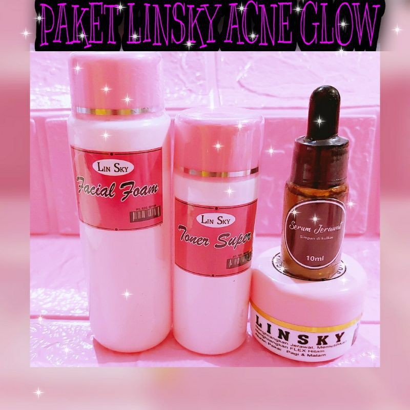 PAKET LINSKY SUPER ORIGINAL  ACNE GLOW  (ORIGINAL TERLARISS)