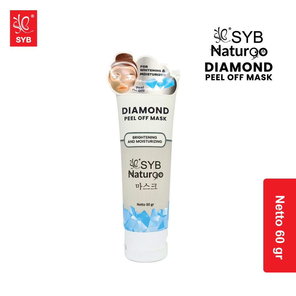 SYB NATUR90 Charcoal Peel Off Mask Tube / SYB MASKER CHARCOAL