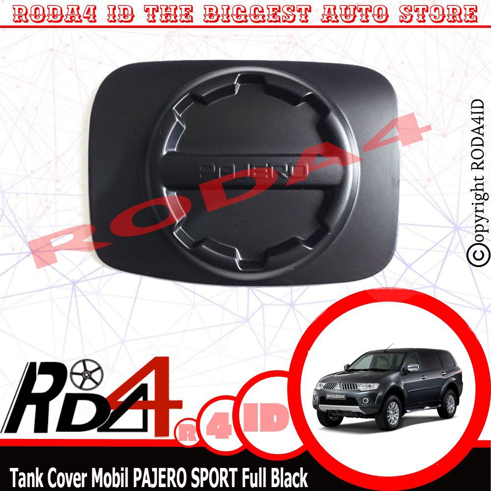 Tank Cover  Tutup Bensin Pajero Sport Lama Full Black