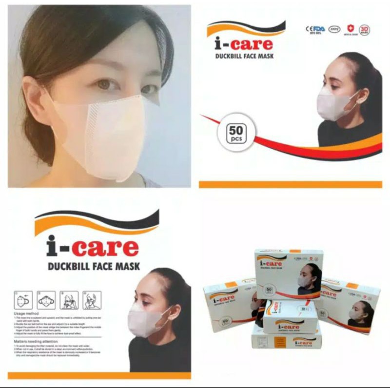 50 pcs MASKER DUCKBILL SUPER LEBIH MUDAH BERNAFAS