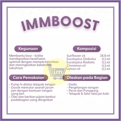 GENTLE BABY IMMBOOST / MINYAK TELON / ESSENTIAL OIL AROMATHERAPY / OBAT MENINGKATKAN IMUN DAYA TAHAN DAN KEKEBALAN TUBUH  UNTUK PERAWATAN BAYI