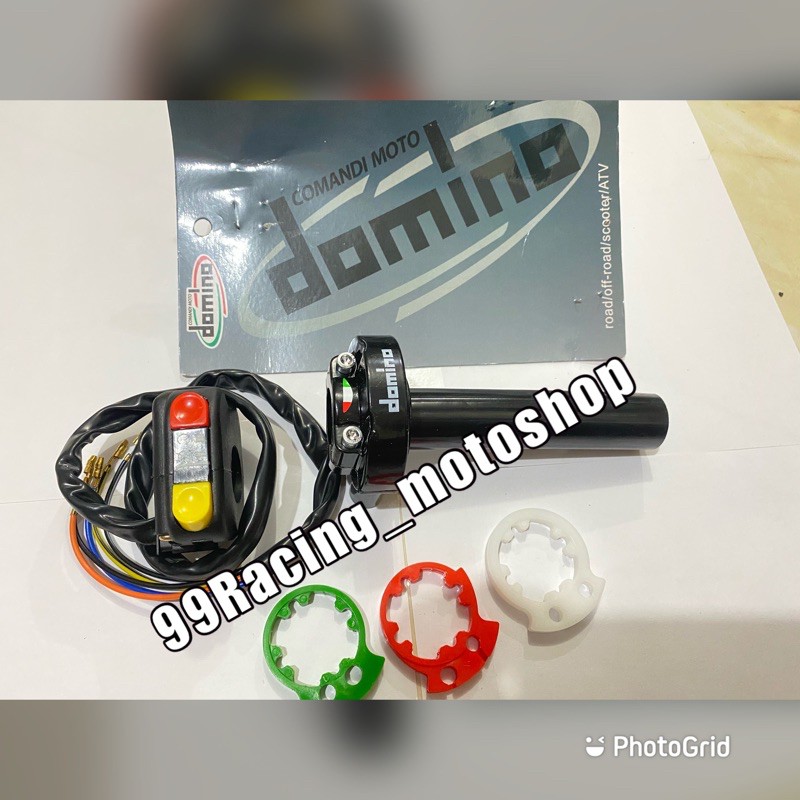 Slongsong Gas Spontan 2 Tali Kabel Gas Aktif Domino plus Saklar On Off Starter DOMINO UNIVERSAL MOTR