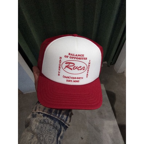 TOPI PRIA RVCA ORIGINAL SHOP TRUCKER
