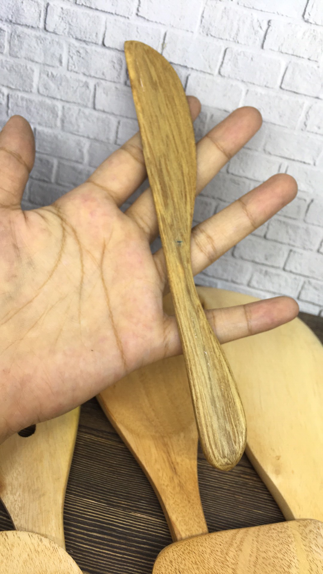 Pisau Kayu / Pisau Kue Kayu Dari Bahan Kayu Jati