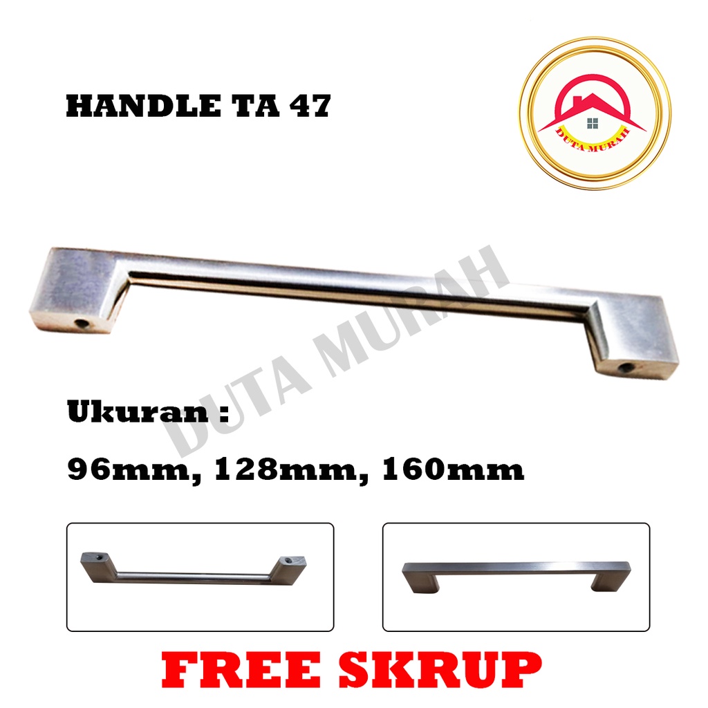 Tarikan Laci/Lemari TA 47 128 mm ( 1 pcs) / Tarikan Handel Laci/Lemari Kwalitas Terjamin Bagus