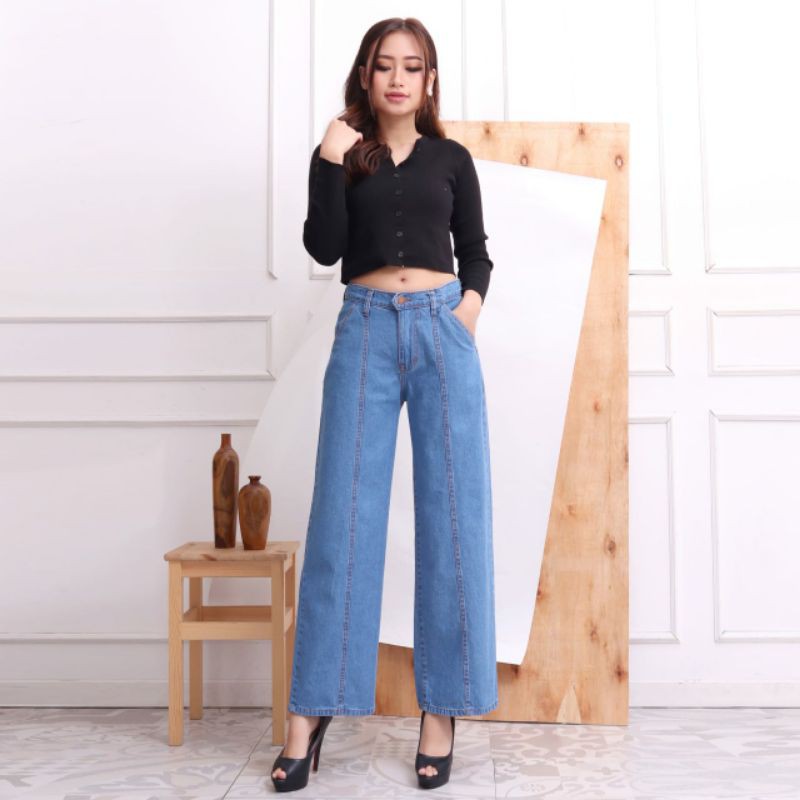 FWR - RIBKA KULOT JEANS WANITA