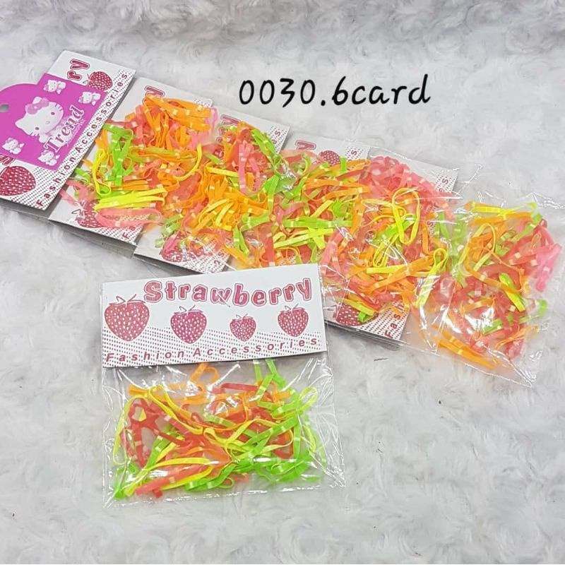 (ISI 6 SET) KARET RAMBUT CHINA