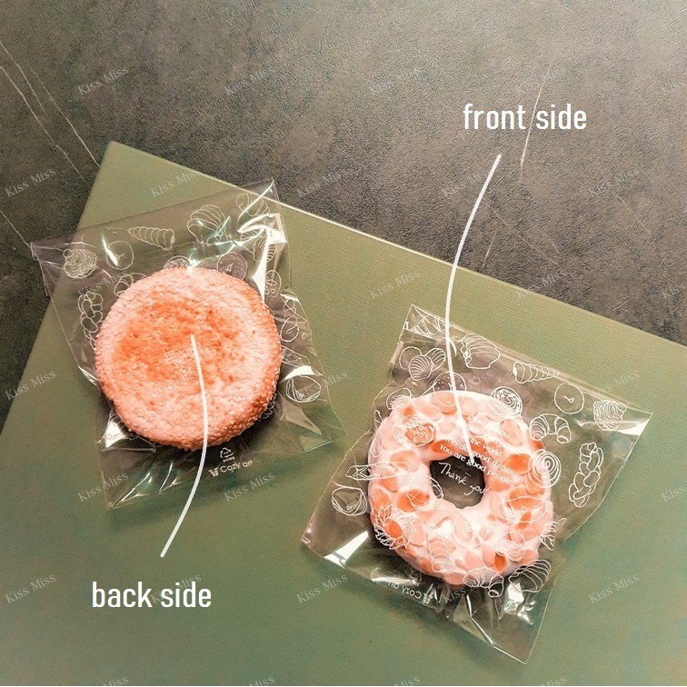 Plastik OPP ROTI MOTIF - 23x27 - roti sobek - donat - bakery - seal - croisant - pizza - makanan