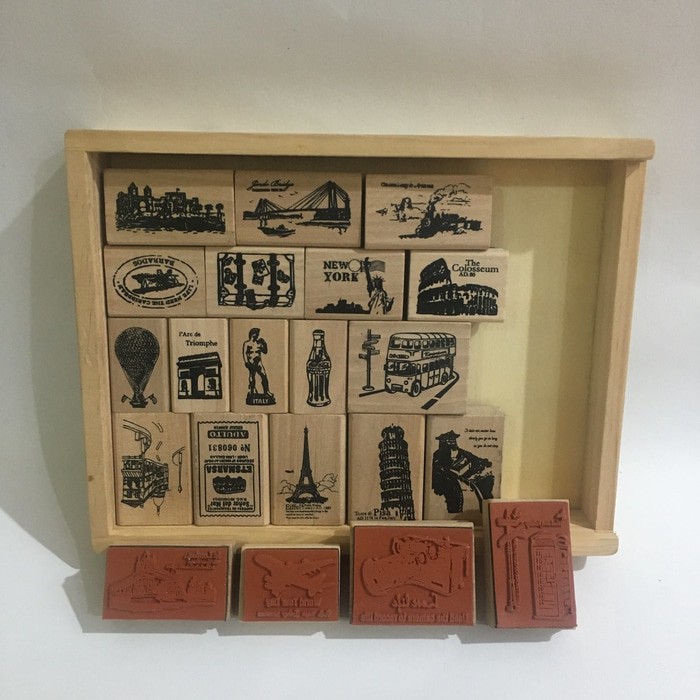 

Unik Stamp Set 21 pcs Murah