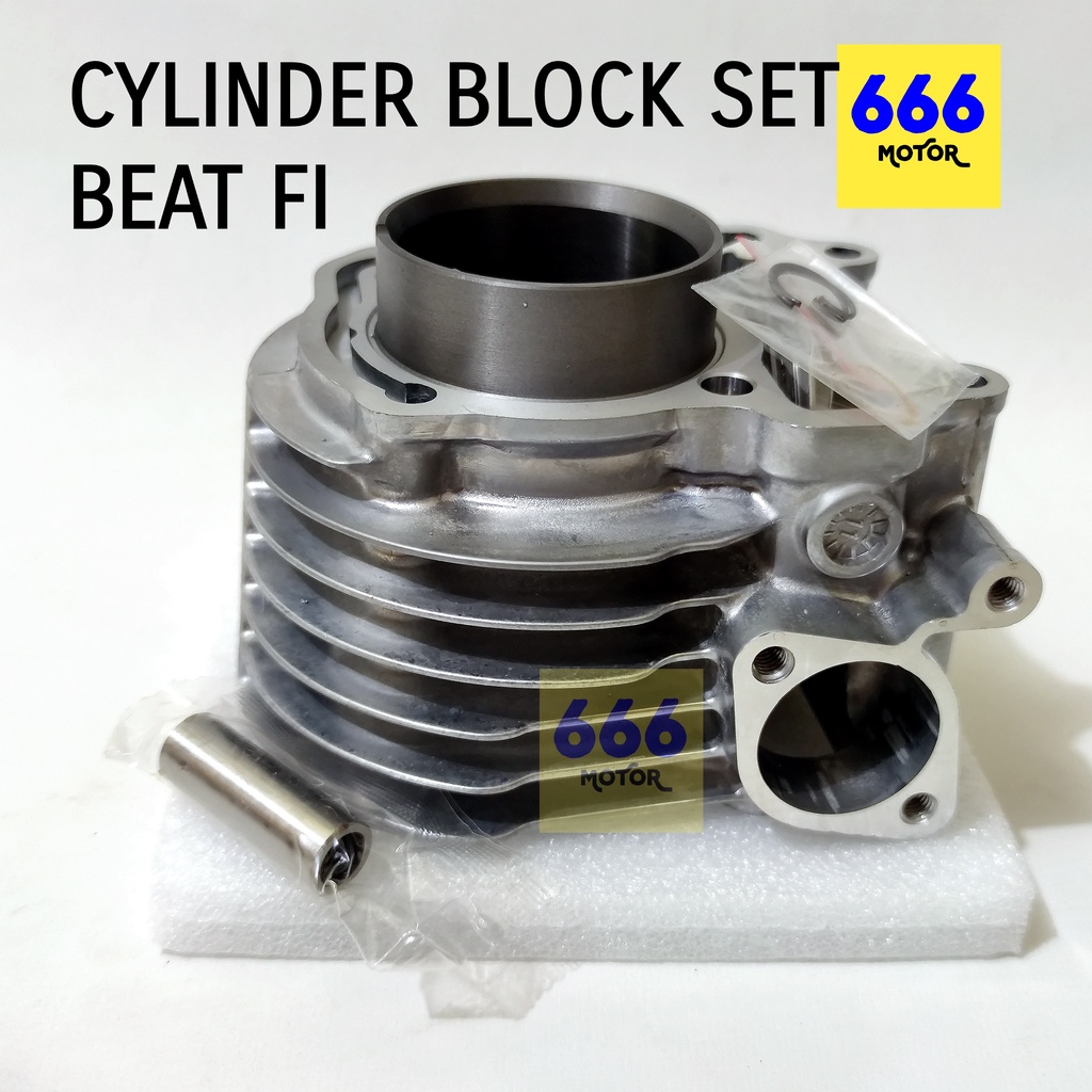 SILINDER BLOK CYLINDER BLOCK SEHER PISTON HEAD  DAN SEHER KIT BORING BEAT FI