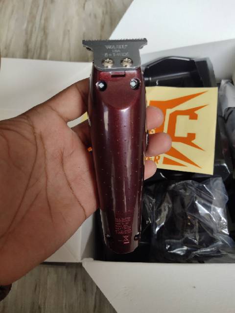 DETAILER CORDLESS LI RED MERAH TWIDE ORIGINAL MESIN CUKUR RAMBUT ASLI HAIR TRIMMER