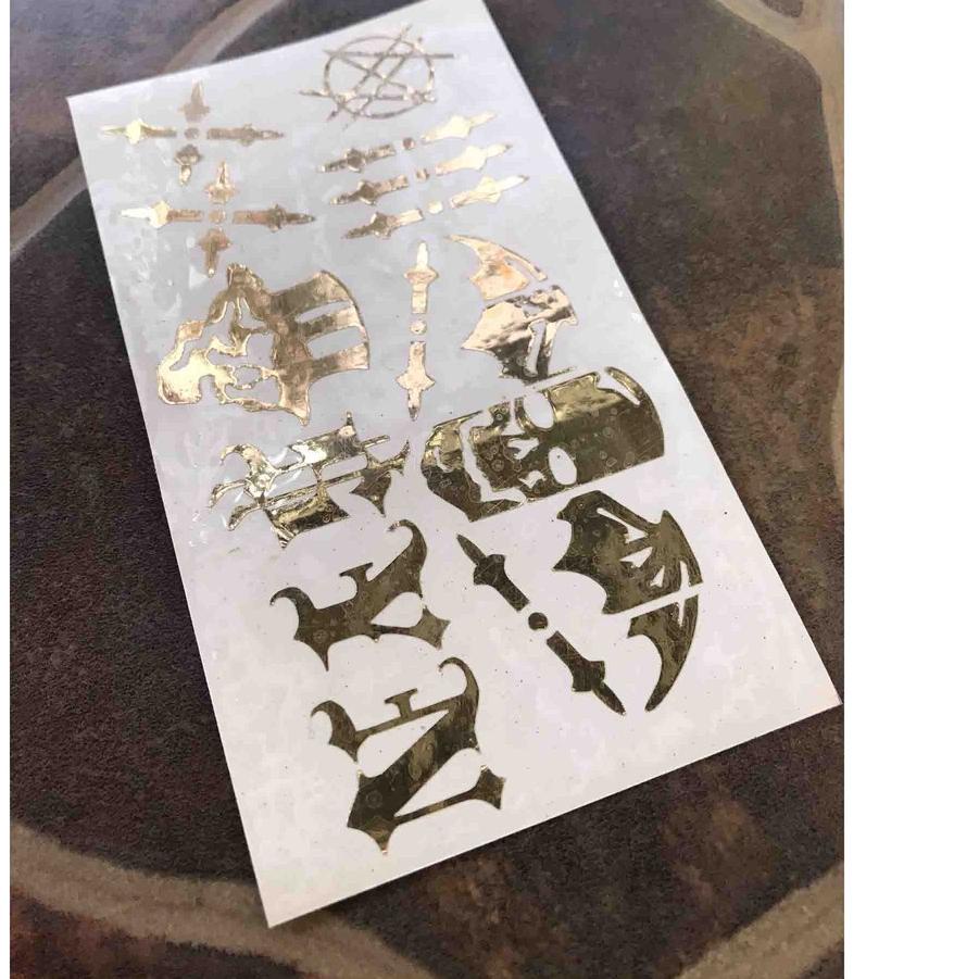 GRATIS ONGKIR✅Sticker Inlay Gitar Schecter Synyster Gates Custom A7x Avenged Sevenfold Deathbat Syn 