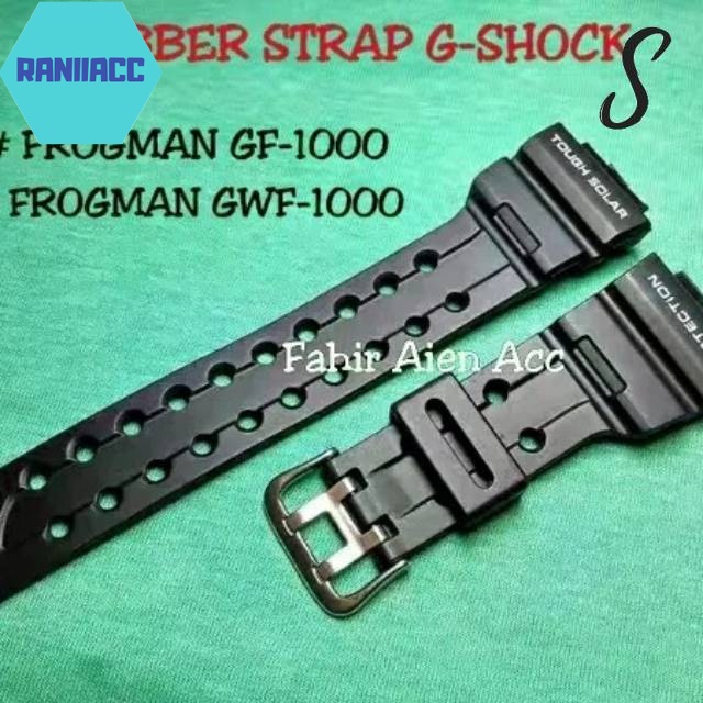 Tali Strap Casio G-Shock FROGMAN GF1000 GF-1000 RUBBER STRAP TALI JAM CASIO G-SHOCK FROGMAN GF1000