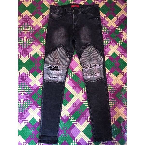 RUCAS x Bimopd Camo Biker Jeans