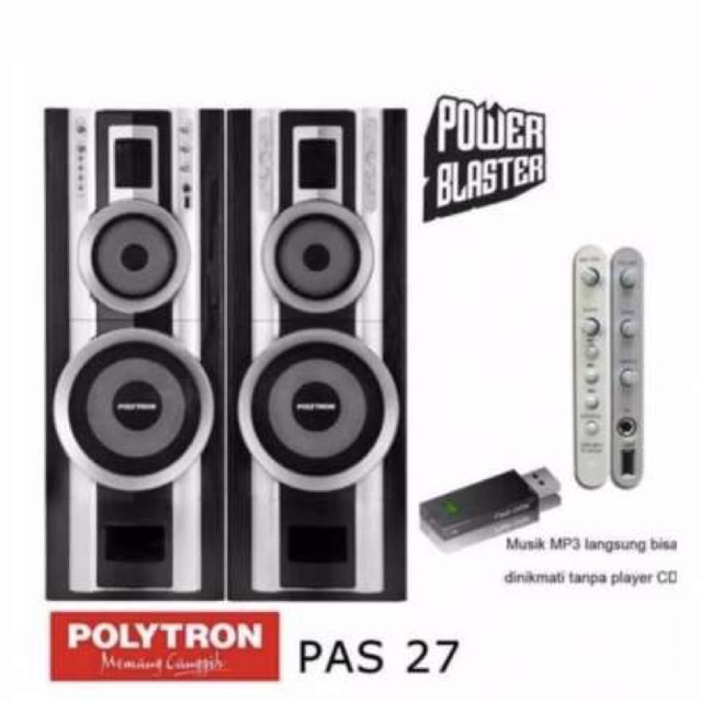 Speaker aktif Polytron PAS-27 Bonus Bluetooth