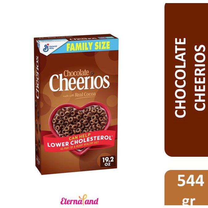 

Chocolate Cheerios 575 Gr (20.3 Oz) - Sereal Sarapan Impor Sehat
