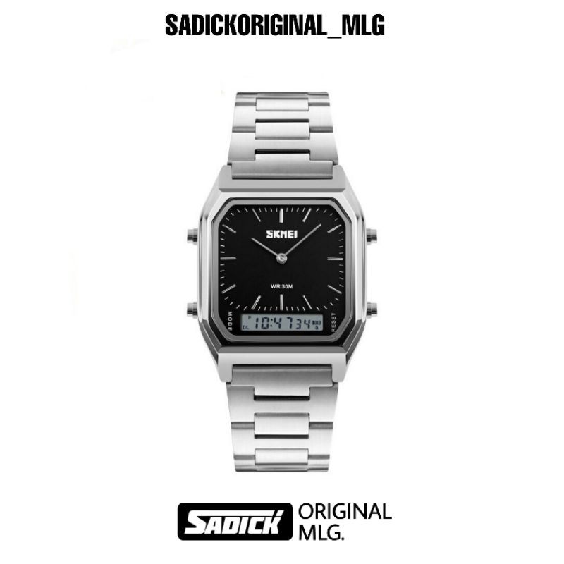 SKMEI Jam Tangan 1220 silver Skmei 1220 silver / Skmei Original / Digital