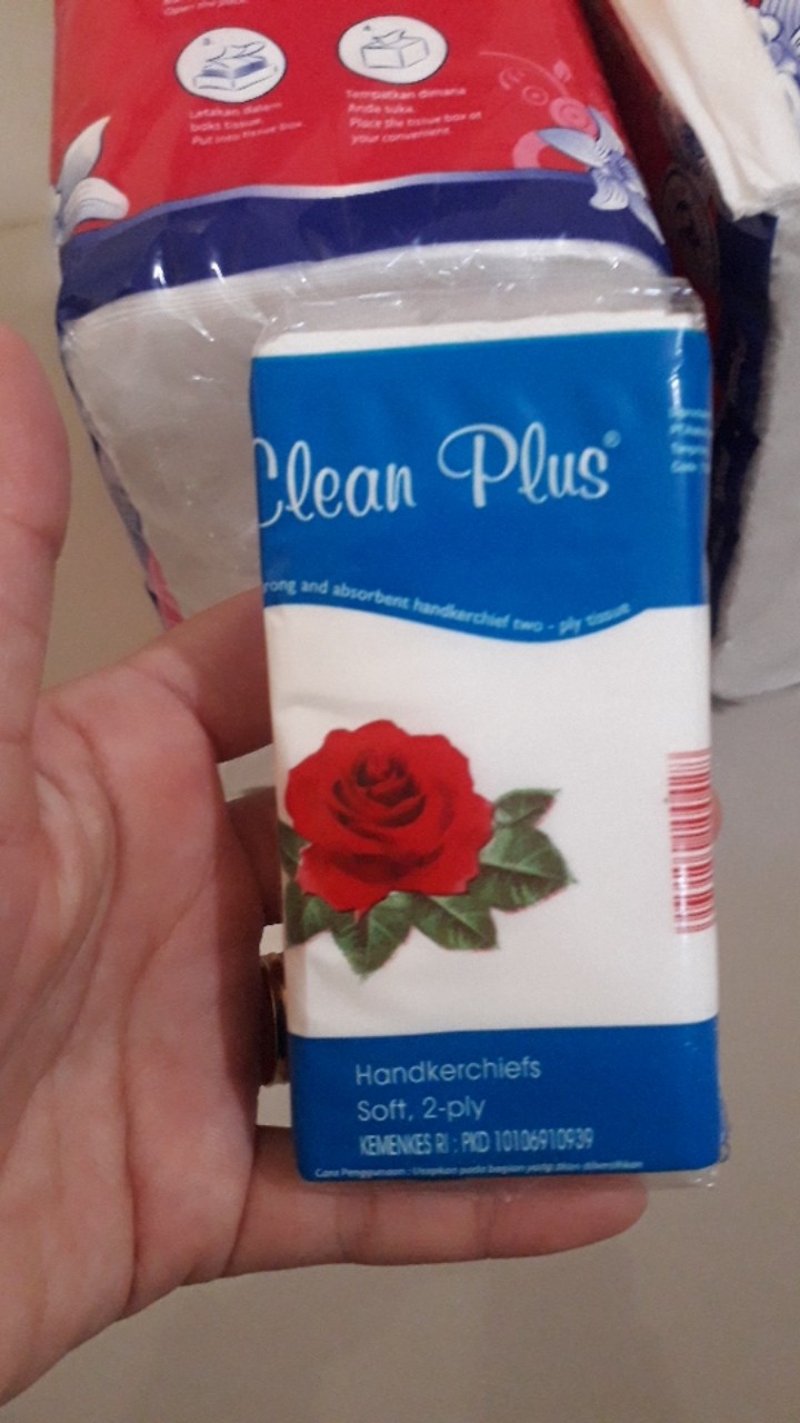 Tisu Pocket Clean Plus ( Parfumed )/ Tisu Mini Pack