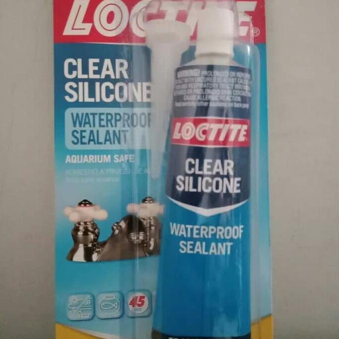 Jual Lem Super Loctite Kaca Lecture Clear Silicone Waterproof Sealant