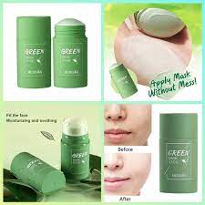 (ORIGINAL 100%) GREEN MASK STICK MEIDIAN / MASKER STIK GREEN TEA / MASKER EGGPLANT STICK