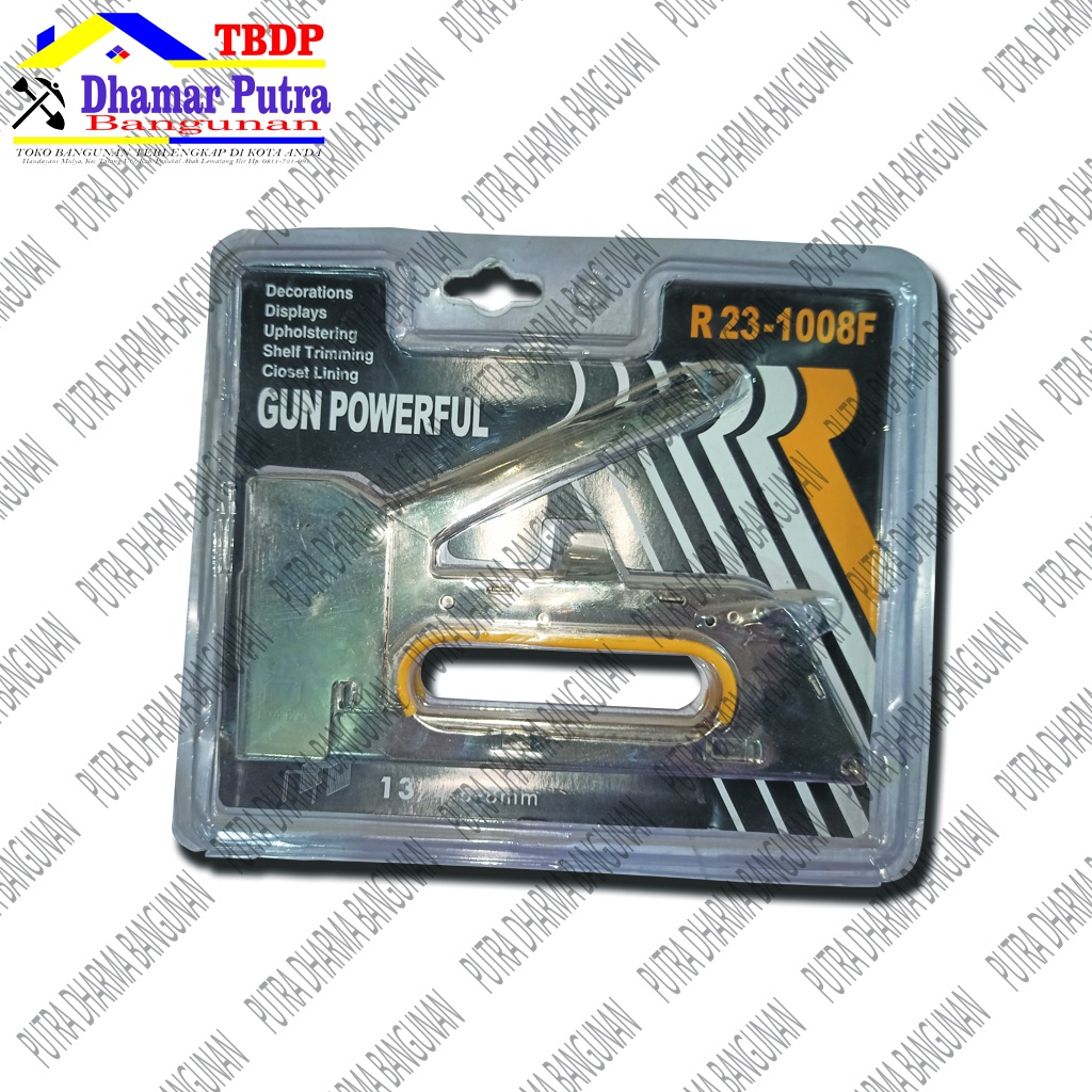 

Staples Tembak / Necis Tembak / Cekrekan / Pengokot / Hekter Gun Tacker 3" Gun Powerfull MOLLAR