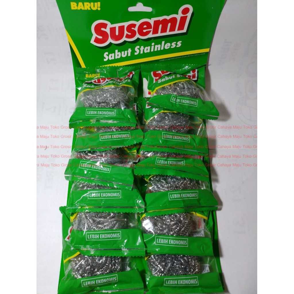 3 Pcs SUSEMI Sabut Cuci Piring Kawat Cleaning Ball Scourer Stainless