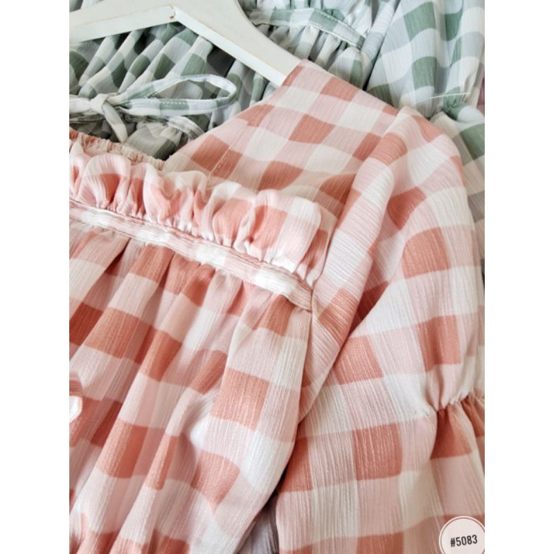 DALMI GINGHAM TOP