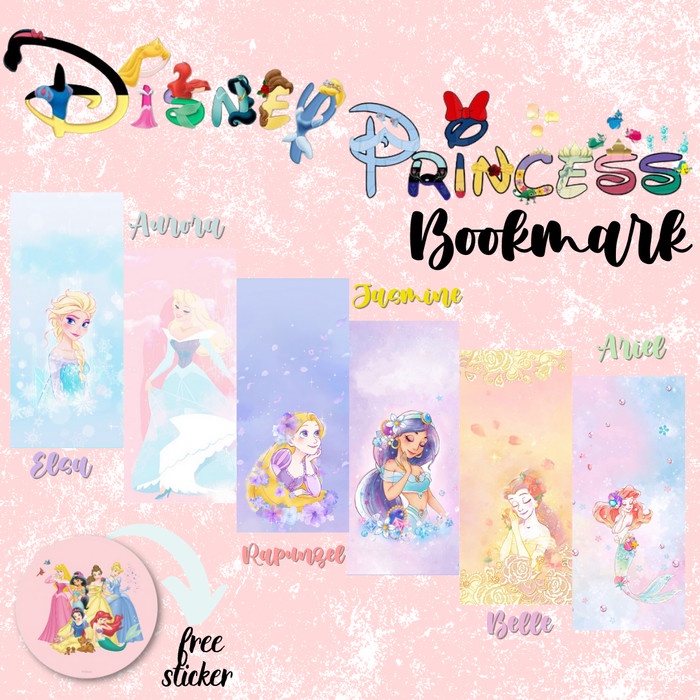 

Menakjubkan Pembatas Buku Disney Princess Disney Princess Bookmark 6 Pcs Terlaris