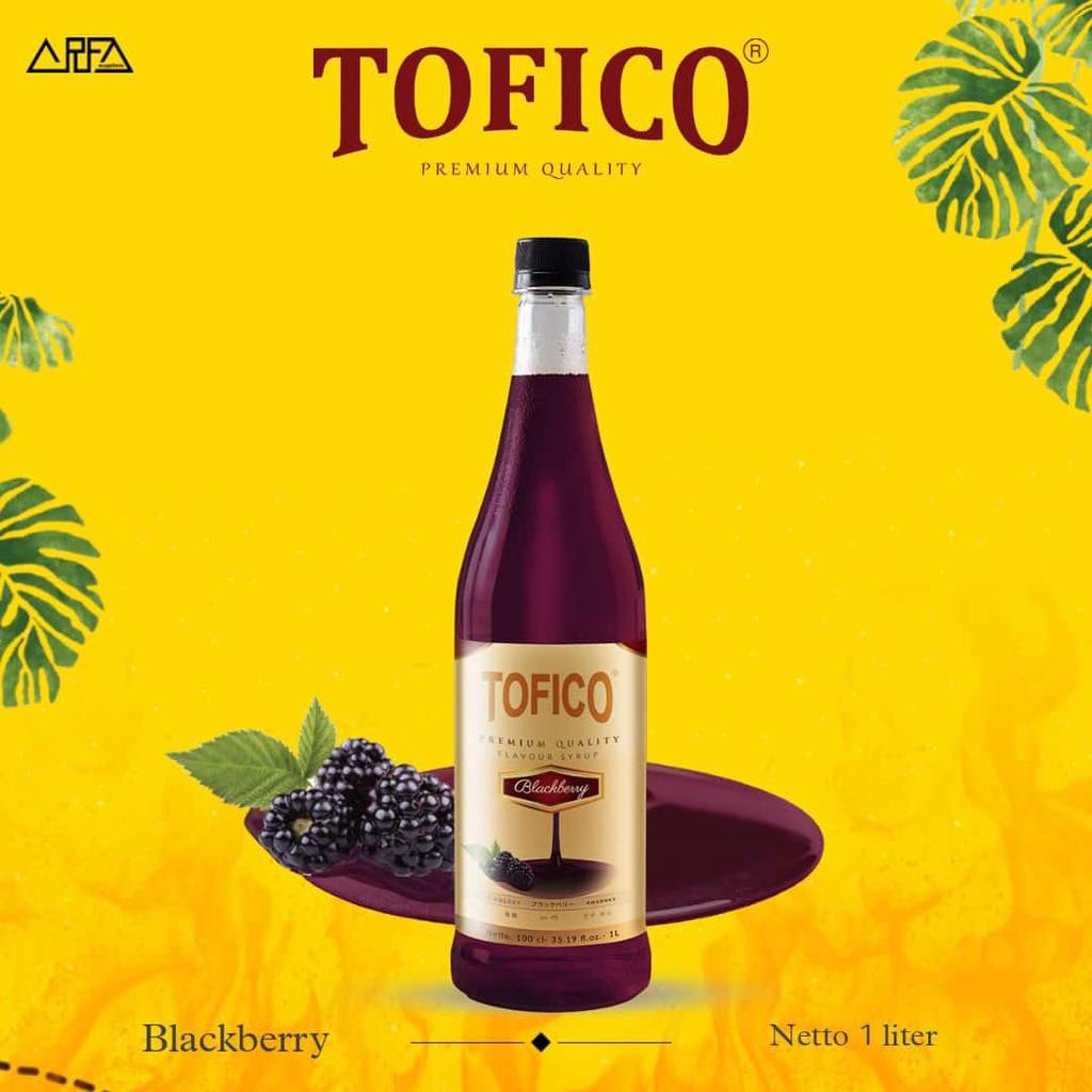 

Sirup Tofico Blackberry 1 liter - Sirup Buah Blackberry