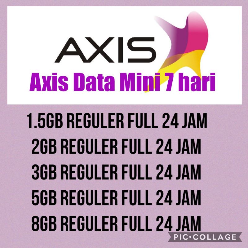 PAKET INTERNET AXIS DATA MINI 7 HARI
