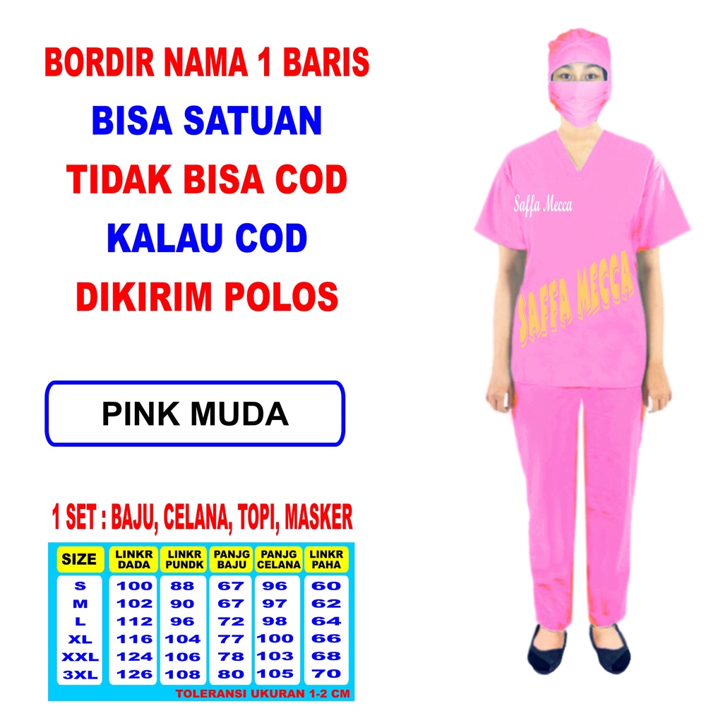 BAJU OKA BORDIR NAMA  / BORDIR NAMA  BAJU OKA / BORDIR BAJU OK / BORDIR NAMA  BAJU JAGA / TANPA COD