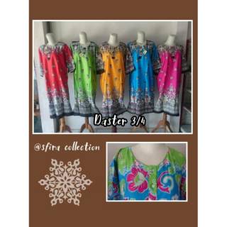  Daster  batik  solo Daster  3 4 batik  baju  tidur baju  