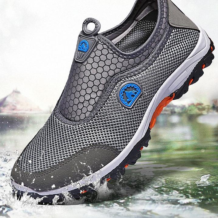 Tren Kekinian.. Highland Sepatu Hiking Pria HIKING SHOES SLIP ON Sepatu Outdoor Sepatu Gunung Slip O