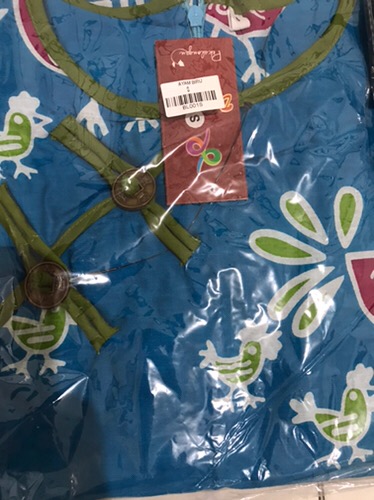 Blouse Batik Wanita Atasan Motif Ayam Warna Tosca  Size  S-m-l-xl-xxl-3l-4l-5l-