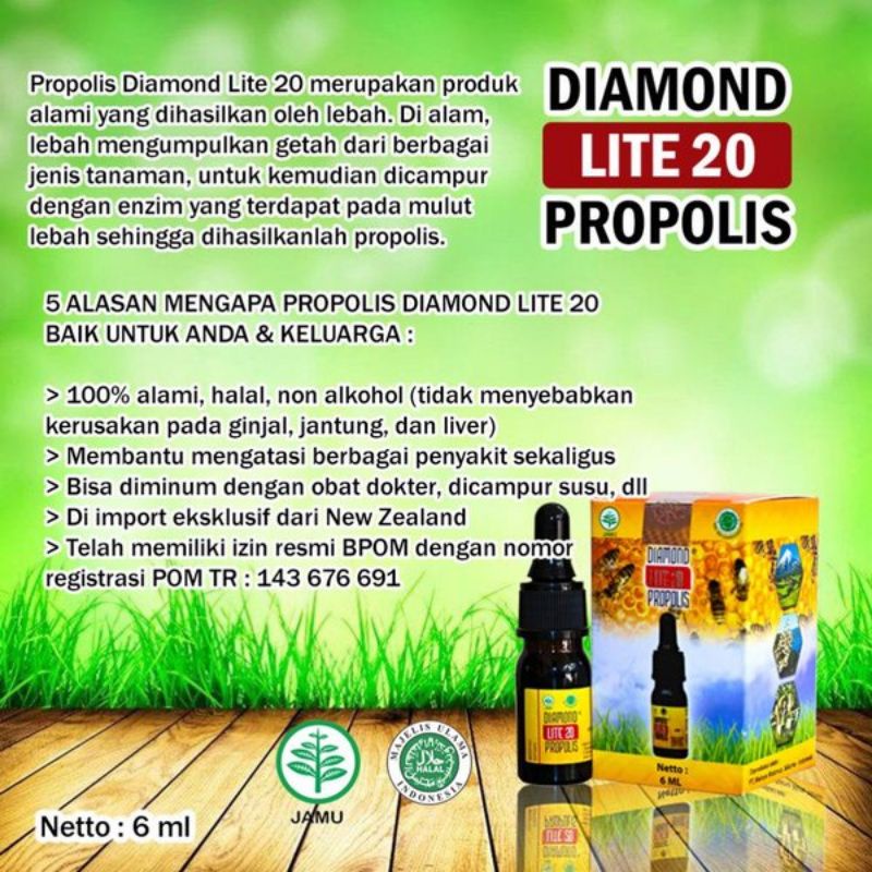 Propolis Diamond Lite 20 Original Murah -Premium