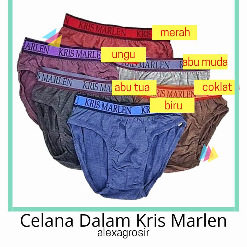 Undies Celana Dalam Pria KrisMarlen CD pria | Harga grosir | Murah Ukuran size M,L ,XL