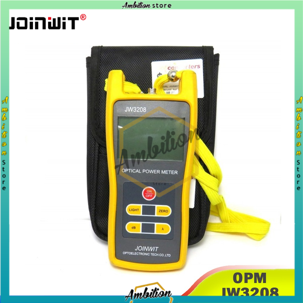 OPM Joinwit JW3208C Optical Power Meter Fiber Optik Tester FO Konektor SC FC ST LC [COD]